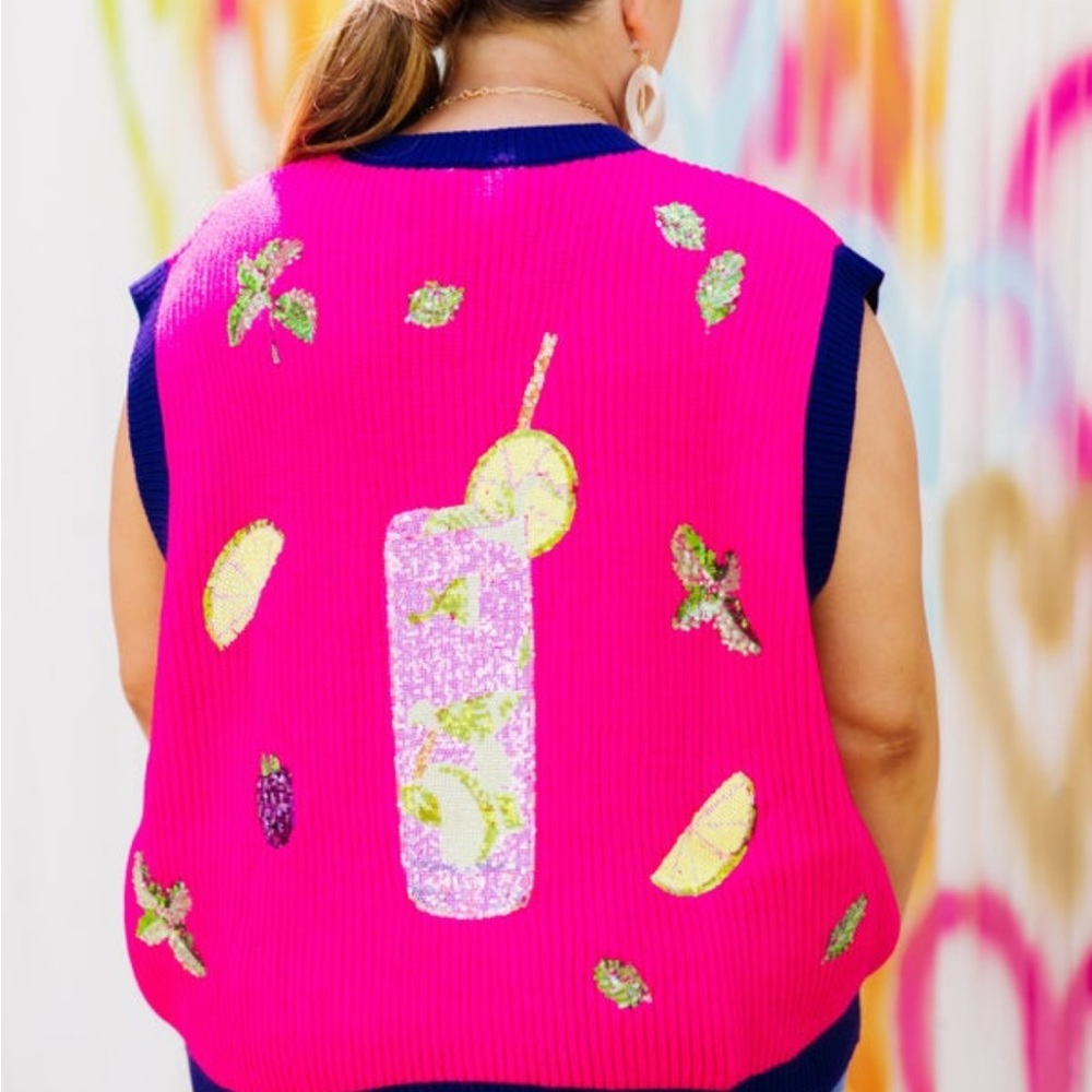 Queen of Sparkles Mojiot Queen Sweater Vest